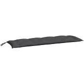 vidaXL Tuinbankkussen 150x50x7 cm oxford stof antracietkleurig