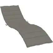 vidaXL Ligbedkussen 200x60x4 cm stof gemêleerd donkergrijs