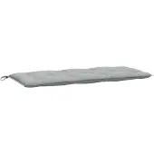 vidaXL Tuinbankkussen 120x50x7 cm stof gemêleerd lichtgrijs