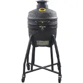 GRLLR Ember Classic 16 Onderstel Charocal Black Kamado BBQ Mat Zwart Trolley Stand