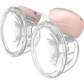 Babyono Double Twinny Hands-free Portable Electric Breast Pump Transparant