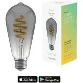 Hombli Smart Filament Bulb CCT E27 ST64-Smokey Led lamp