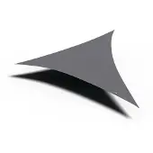 Platinum Dreamsail waterproof schaduwdoek driehoek 5x5x5 m - Grijs