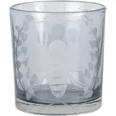 Clayre & Eef Grijze Waxinelichthouder Ø 7*8 cm 6GL3050