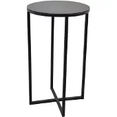 Loft42 Beau bijzettafel - Rond - Zwart - Metaal - dia 35cm.