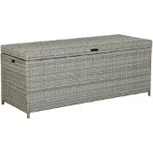 Beliani MODENA - Kussenbox - Grijs - PE rotan