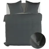 Yellow Suites Dekbedovertrek Linnen - Beluga Grey 260 x 200/220 cm