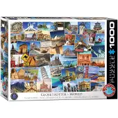 Eurographics World - Globetrotter Puzzel (1000 stukjes)