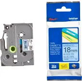 Brother Tape TZe-541 Zwart op blauw (18 mm)