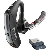 Poly Voyager 5200 – In Ear headset – Bluetooth – Mono – Zwart – Volumeregeling, Microfoon uitschakelbaar (mute), Bestand tegen