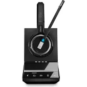 Epos IMPACT SDW 5066, Tweezijdige draadloze DECT-headset Drievoudige connectiviteit, ruisonderdrukkend systeem, geoptimaliseerd voor UC en met Skype for Business-certificering