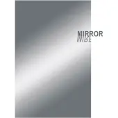 Boston PG-234-MC pickguard material, 2 ply, 45x29cm, mirror chrome