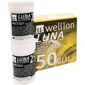 Wellion Luna glucose teststrips 50 stuks