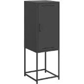 vidaXL Hoge kast 36x39x107 cm staal zwart