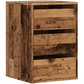 vidaXL Ladekast 40x41x58 cm bewerkt hout oud houtkleurig