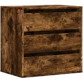 vidaXL Ladekast 60x41x58 cm bewerkt hout gerookt eikenkleurig