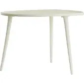 Light & Living Ronde Bijzettafel Babina - 59cm - Crème