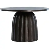 Light & Living Ronde Bijzettafel Veglia - 60cm - Donkerbruin