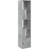 vidaXL Boekenkast 40x36x189 cm bewerkt hout betongrijs