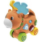 Chicco Alce Push Along Oranje Kinderen