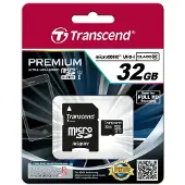 Transcend Micro Sdhc 32gb Class 10 Uhs-i 400x Geheugenkaart Met Adapter