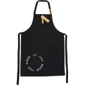 Senza - Schort 'Mood for Food' (Zwart)