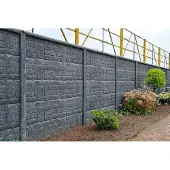 Intergard Beton schutting Brickstone dubbelzijdig 200x231cm