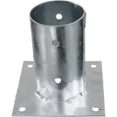 Intergard Voetsteun paalvoet tuinscherm paalhouder rondhout 101mm