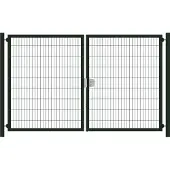 Intergard Metalen Tuinpoort dubbelstaafmatten dubbel 203cm hoog en 400cm breed