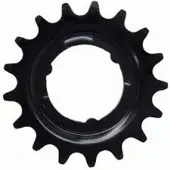 Kmc Tandwiel 17T - Gehard Chromoly Staal - Zwart - Voor Shimano Versnellingsnaven