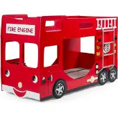 Vipack stapelbed Brandweerauto - 47719 - Rood