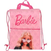 Barbie Gymtas met rits - Zwemtas - 40 cm - Roze - Voor Kinderen
