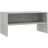 vidaXL Tv-meubel 80x40x40 cm bewerkt hout betongrijs