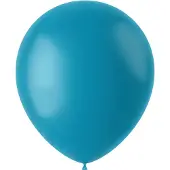 Folat Ballonnen Calm Turquoise Mat 33cm - 50 stuks (mat calm turqoise)
