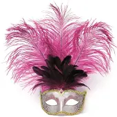 Coppens Venetiaans met veer roze