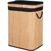 Springos Wasmand 72 Liter Bruin / Zwart