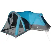 vidaXL Tipitent voor gezin 8-persoons waterdicht blauw