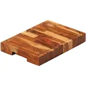vidaXL Hakblok 30x21x4 cm massief acaciahout