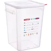 ARAVEN Vershouddoos 22l Pp Met Deksel Transparant 29x29xh40cm