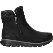 SKECHERS Synergy Zip Enkellaarsjes zwart Maat 37