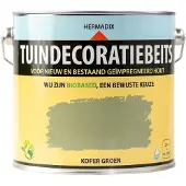 Hermadix Tuindecoratiebeits Dekkend Koper Groen 707 2,5 LTR