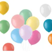 Folat - Ballonnen Pastel Mix Meerkleurig 33 cm - 50 stuks