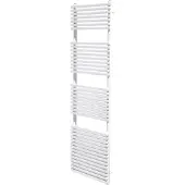 VIPERA Vesuvio enkele handdoekradiator 50 x 180 cm centrale verwarming mat wit zij- en middenaansluiting 1.232W