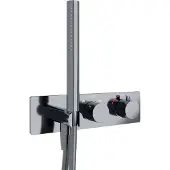 Blaufoss Dreambox Round inbouw douchekraan thermostaat chroom met handdouche