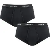 Ceceba New Classics Herenslip met gulp - 2-pack - Zwart