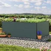 GFP 195 x 150 x 77 cm Moestuinbak, Antraciet