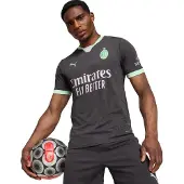Puma Tricot 'AC Milan 24/25' grijs / mintgroen / wit