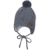 Sterntaler - Kid's Strickmütze Pompon - Muts 41 cm, grijs