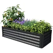 PRIMEYARD 150 x 60 x 35 cm Moestuinbak, staal, antraciet
