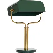 Light & Living Bankierslamp Ayer Donker Groen Met Goud